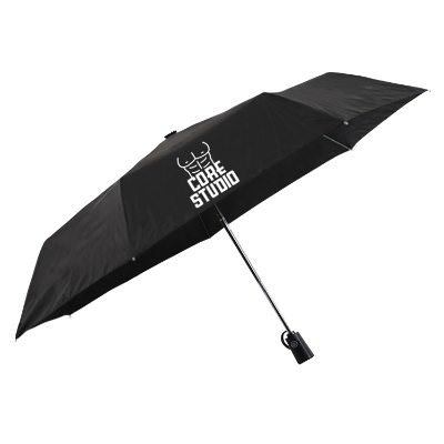 Custom 44" three section closing umbrella.