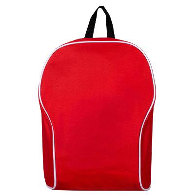 Blank red backpack.