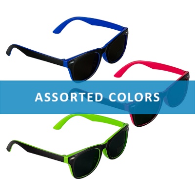 Blank youth malibu sunglasses.