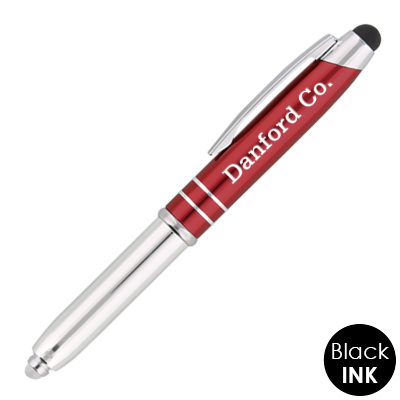 Metal engraved samantha stylus pen.