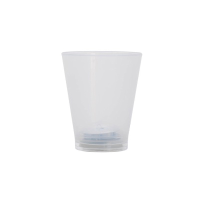 Arcylic red shot glass blank in 1.5 ounces.