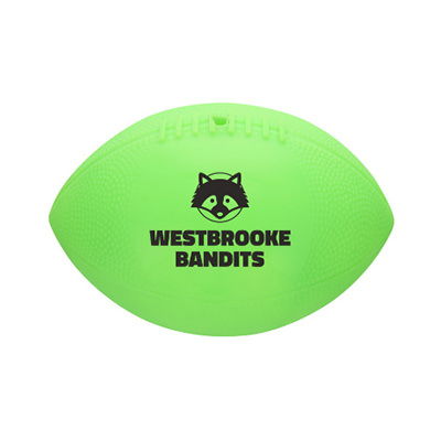 Neon green vinyl custom football