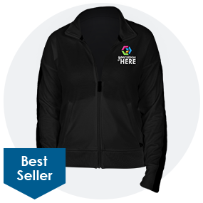 New Era® Ladies' Track Jacket-Embroidered