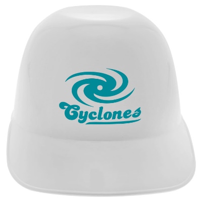 White plastic snack kit with a branded logo.