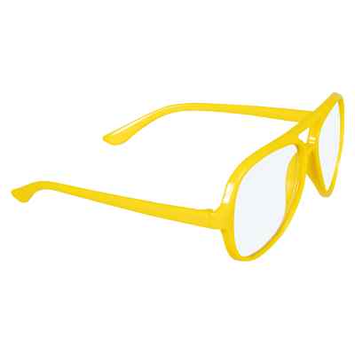 Plastic blank aviator blue light blocking glasses.