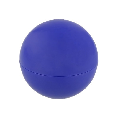 Plastic fuchsia lip moisturizing ball blank.