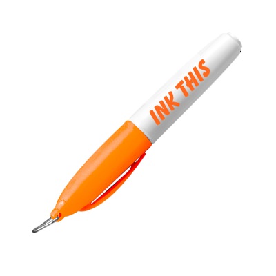 Personalized mini dry erase marker.