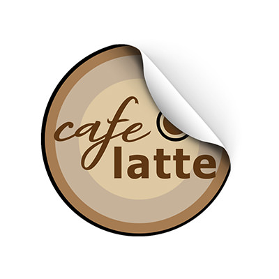 2 inch roll stickers with full color imprint.
