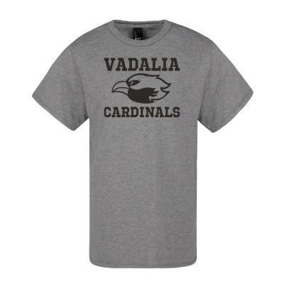 Customized grey frost youth t-shirt with custom logo.