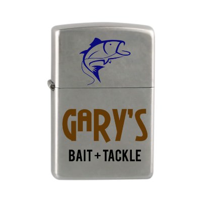 Metal chrome lighter available with a full-color imprint.