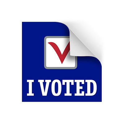 Custom full color square sticker imprinted