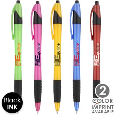 Plastic clutch narrow pen with ink.