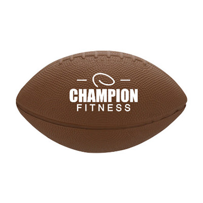 Brown foam branded football