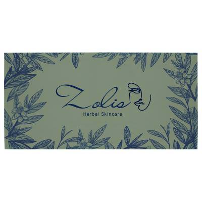 Full color subli-plush velour beach towel with personalized logo