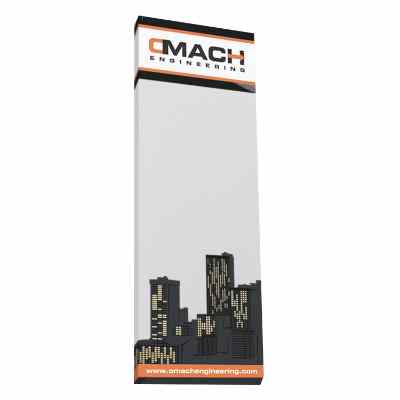 Souvenir sticky note 3x8 inch pad with full color imprint.