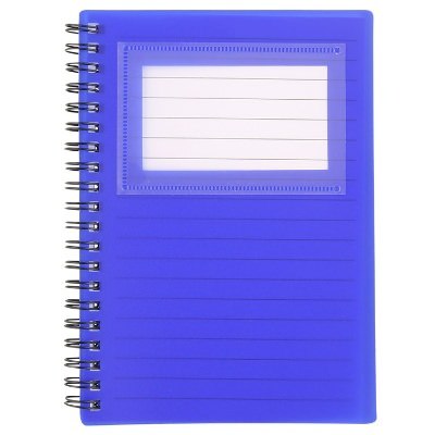 Business card holder notebook.