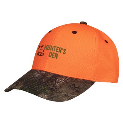 Custom embroidered orange blaze with mossy oak new breakup