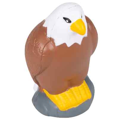 Foam eagle on rock stress ball blank.