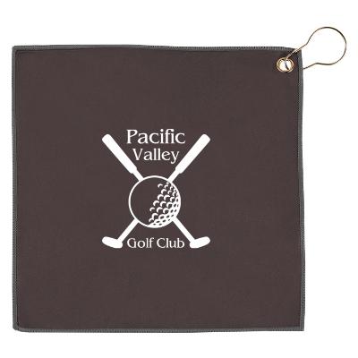 Custom double layer golf towel.