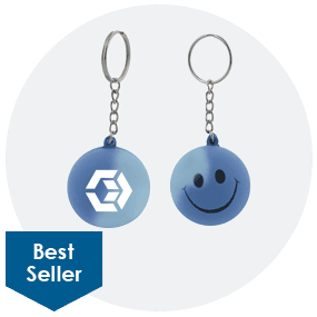 Smiling Key Chain Mood Squeezie