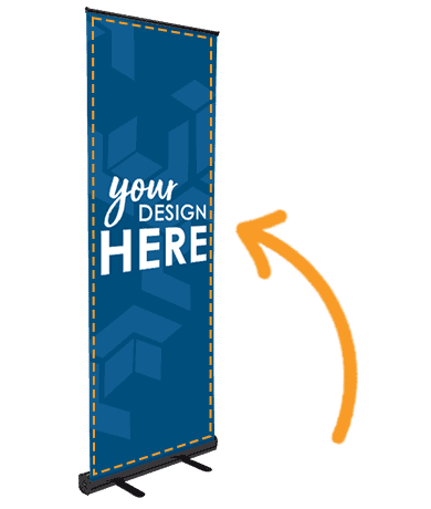 Imprint Info for Branded Floor-Length Banner Stands