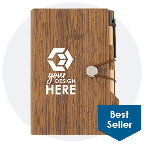 Wooden Look Notepad Set