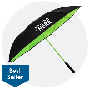 Two-Tone Skyline Inversion Umbrella