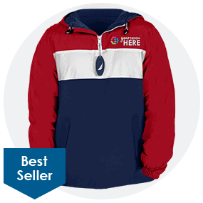 Nautica® Windward 1/4-Zip Pullover Jacket-Embroidered