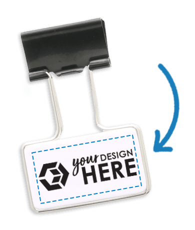 Imprint Info for Personalized Binder Clips