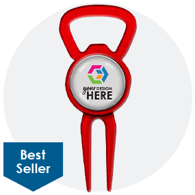 Ball Marker Bottle Opening Golf Tool-Full Color