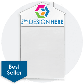 Magna-Pad House Shape Magnet-BLANK Sheet 50 Sheet-Full Color