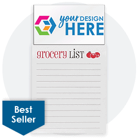 Magna-Pad Business Card Magnet-Stock Grocery List 50 Sheet-Full Color