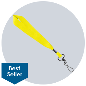 3/4-in. Neon Polyester Wrist Lanyard-Blank