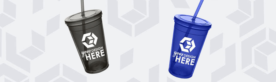 Custom Cups With Lids and Straws - Start your order today!
