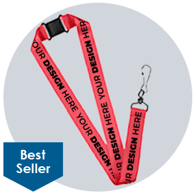1-in. Economy Polyester Lanyard-Breakaway