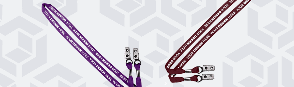Custom Two Clip Name Tag Lanyards - Start your order today!