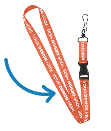 Imprint Info for Custom Buckle Release Lanyards