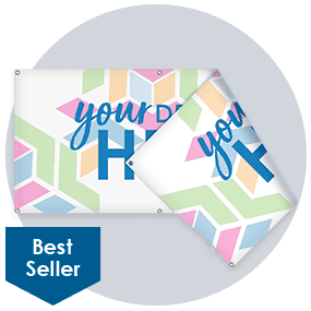 2-ft. x 4-ft. Double-Sided Vinyl Banner-18 oz.