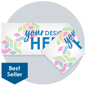 3-ft. x 8-ft. Double-Sided Vinyl Banner-18 oz. /