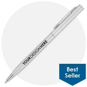 The Silver Metal Narrow Pen