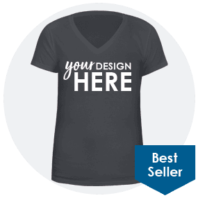 Gildan® Heavy Cotton™ Ladies' V-Neck T-Shirt
