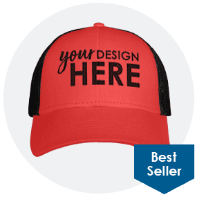 Two-Tone Mesh Cap-Embroidered