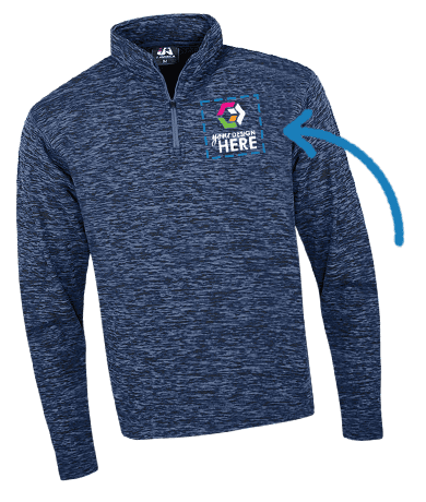 Imprint Info for Branded Fleece Jackets