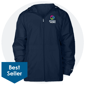 Adult Champion® Full-Zip Anorak Jacket-Full Color
