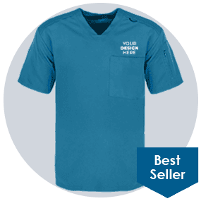 Barco® Grey's Anatomy™ Stretch Men's Murphy Scrub Top-Full Color