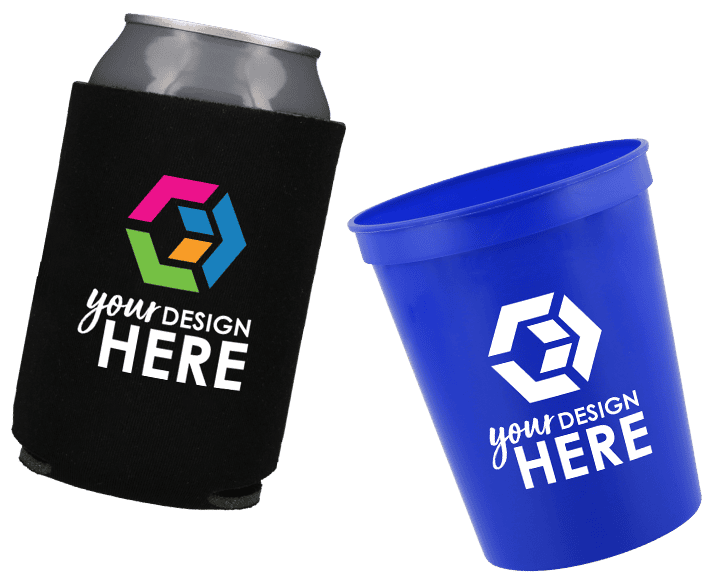 Custom Drinkware and Can Coolers