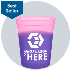 16 oz. Color-Changing Plastic Stadium Cup