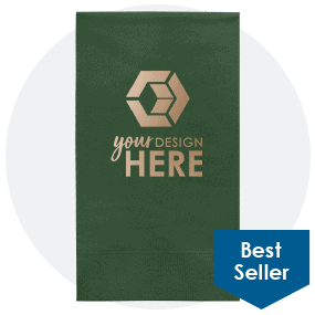 3ply Guest Towel-Foil-Square Imprint