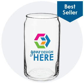 16 oz. ARC Can Shaped Beer Glass-Full Color