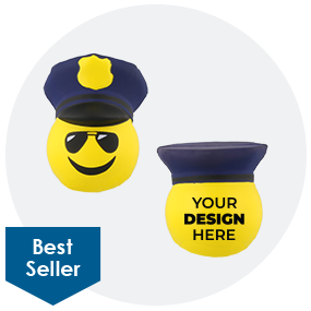 Police Officer Emoji Hat Stress Reliever